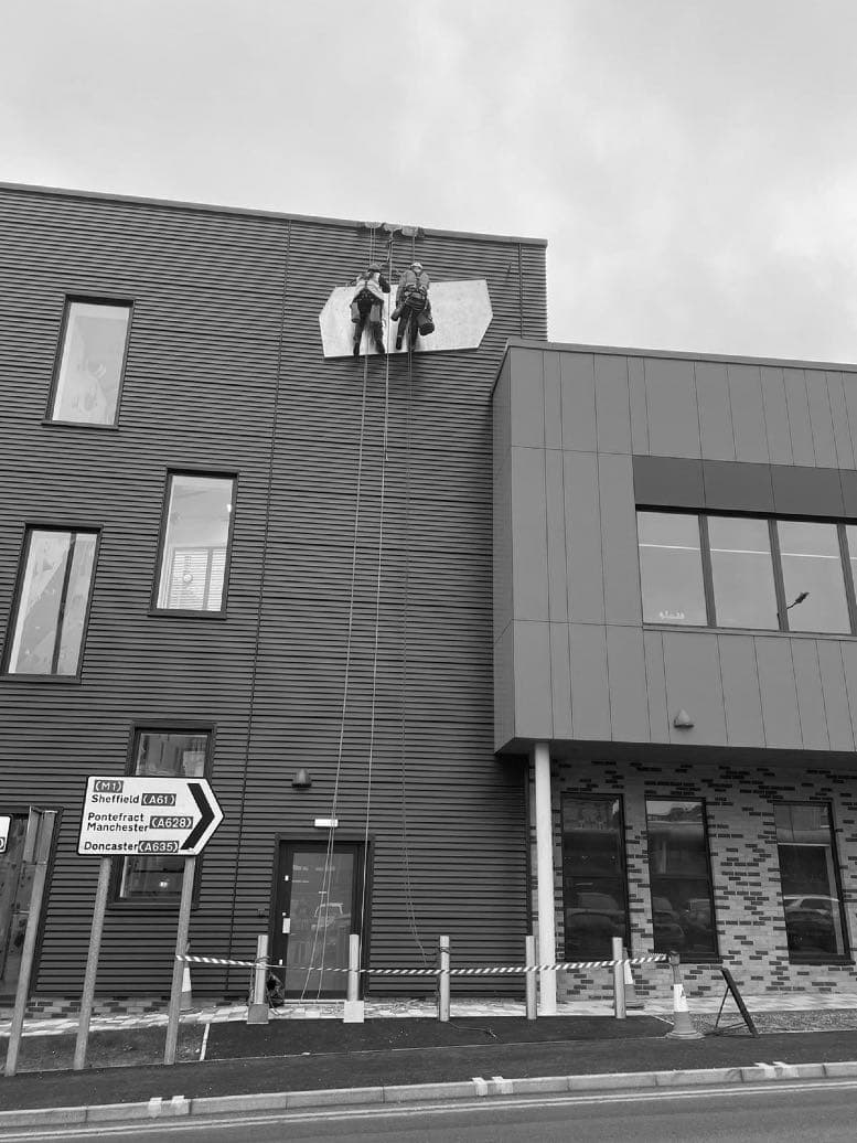 Base 71, Barnsley — Rope Access case study