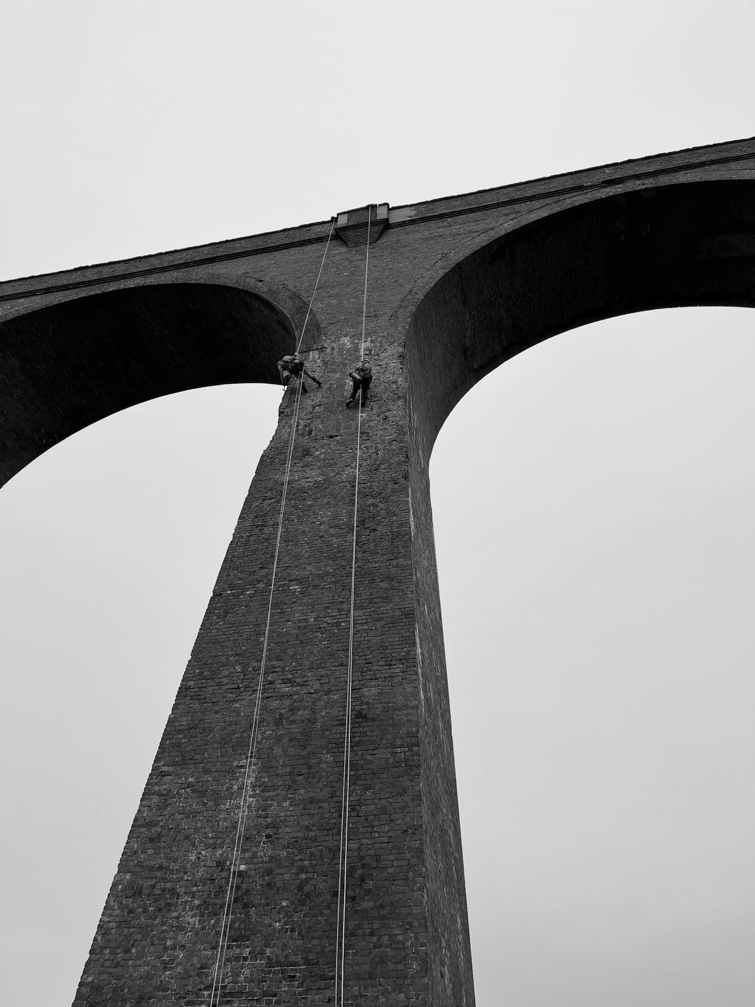 Larpool Viaduct, Whitby — rope access road & rail works
