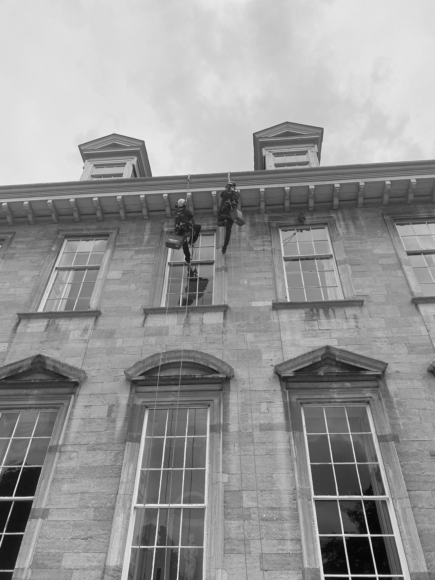 Walcott Hall, Stamford — rope access conservation works