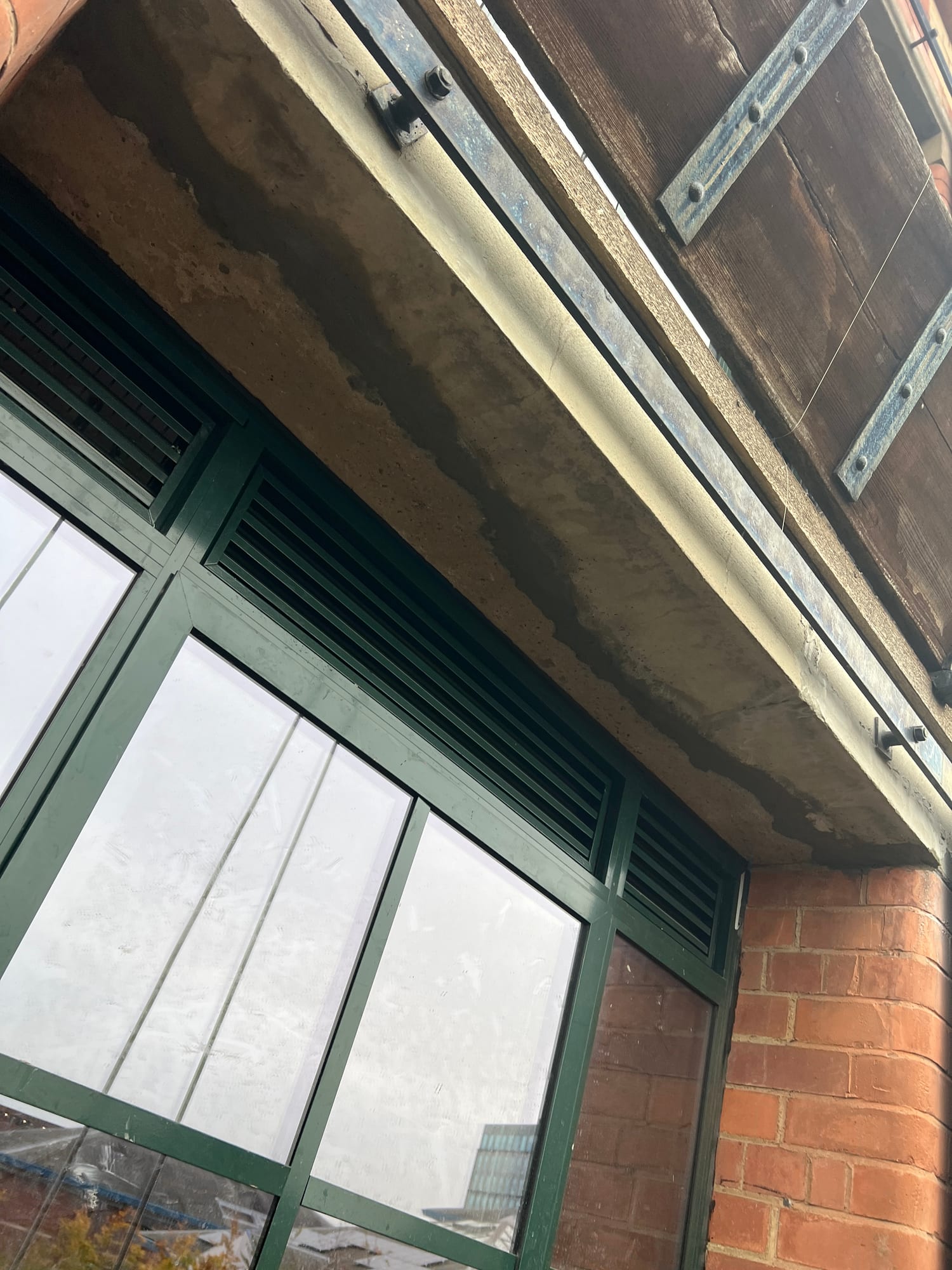 Castle Wharf, Nottingham — window head after repair