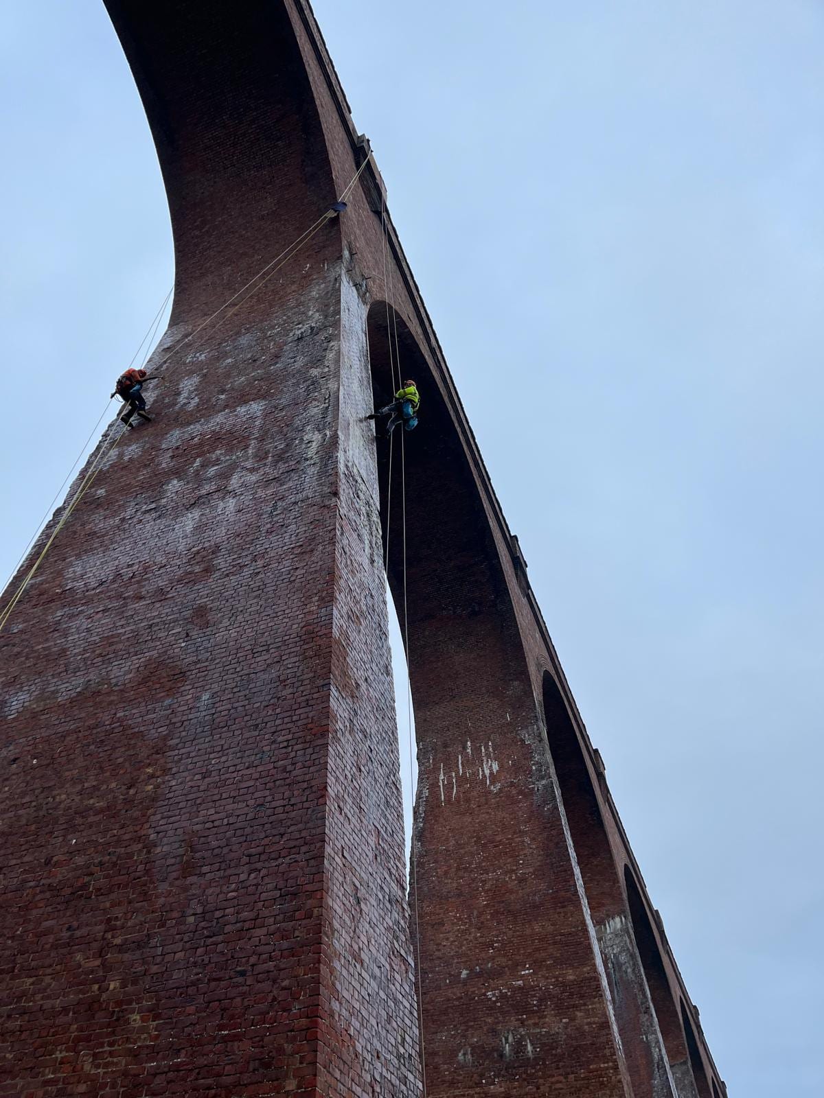 Larpool Viaduct, Whitby — descending viaduct pier